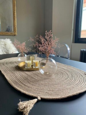 Chemin de table ovale