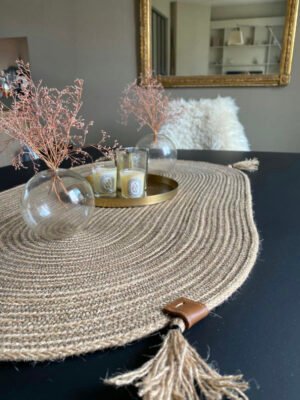 Chemin de table ovale