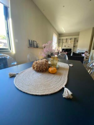 Chemin de table ovale