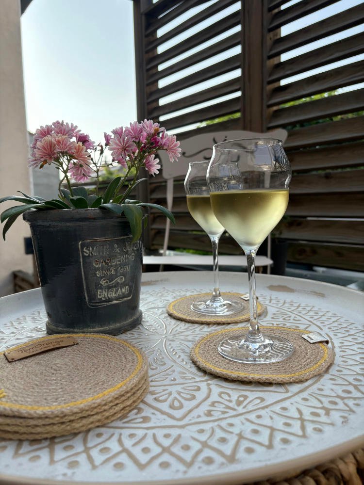 Ces sous-verres en corde naturelle embelliront votre table.